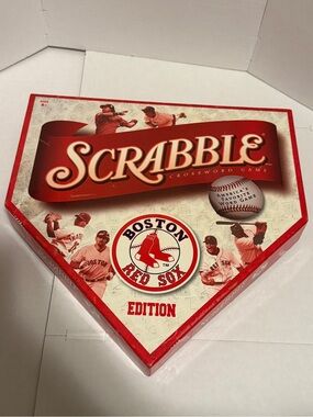 Scrabble Boston Red Sox Edition Board Game - COMPLETE